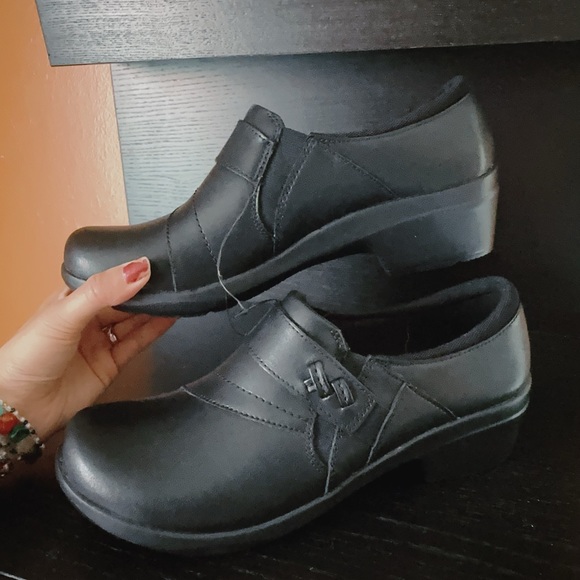 Clark’s collection ULTIMATE comfort ANGIE PEARL BLACK LEATHER Upper CUIR NOIR - Picture 13 of 16